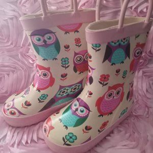 Adamumu Toddler Kids Rain Boots